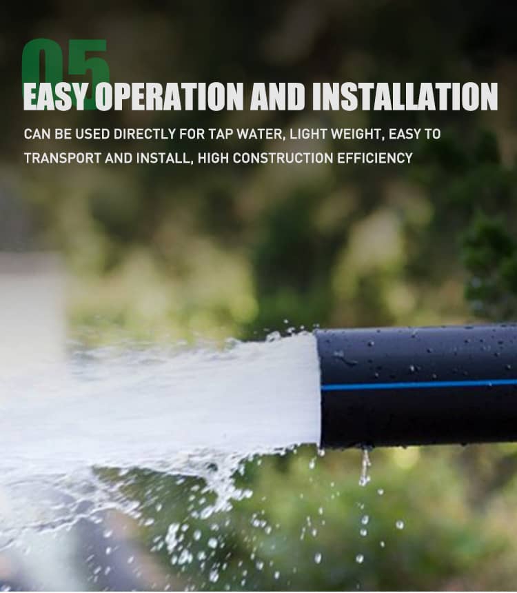 best price factory supply drip system pe water irrigation hdpe pipe 15