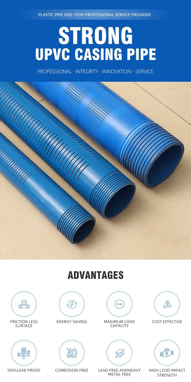 pvc well casing pipe 6