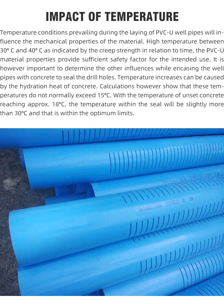 pvc well casing pipe 8
